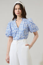 Load image into Gallery viewer, Maisie Floral Idara Button Down Top
