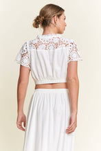Load image into Gallery viewer, Lace Detailed Crop Top
