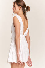 Load image into Gallery viewer, Eyelet Mini Dress with Bows
