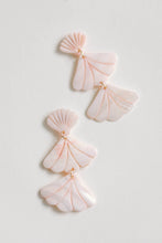 Load image into Gallery viewer, Pink Mermaid Shell Statement Drop Earrings
