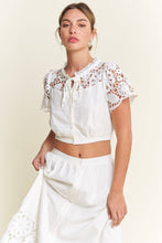 Load image into Gallery viewer, Lace Detailed Crop Top
