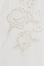 Load image into Gallery viewer, White Embroidered Ruffle Sleeve Blouse
