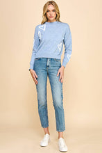 Load image into Gallery viewer, Be Mine Heart Sweater - Baby Blue or Gray
