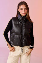 Load image into Gallery viewer, Eva Faux Leather Vest
