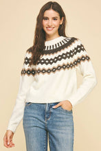 Load image into Gallery viewer, VINTAGE GEOMETRIC PATTERN SWEATER
