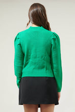 Load image into Gallery viewer, Claire Charmer Puff Sleeve Sweater
