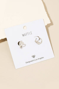 Mini Heart Hoop Earrings