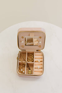 Velvet Travel Jewelry Box