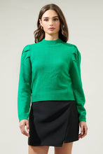 Load image into Gallery viewer, Claire Charmer Puff Sleeve Sweater
