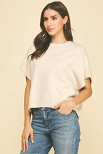 Load image into Gallery viewer, Short Sleeve Sweater by PINCH
