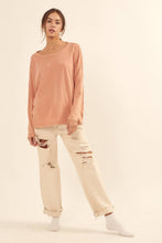 Load image into Gallery viewer, Mineral Washed Vintage Oversize Long-Sleeve Tee
