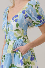 Load image into Gallery viewer, Muna Tiered Mini Dress Khloey Floral
