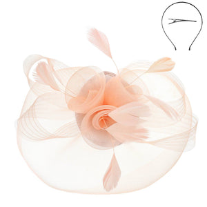 Organza Flower Fascinator