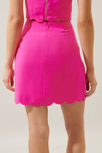 Load image into Gallery viewer, Ferriera Scalloped Mini Skirt
