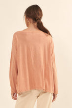 Load image into Gallery viewer, Mineral Washed Vintage Oversize Long-Sleeve Tee
