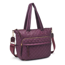 Load image into Gallery viewer, Jayna Quilted Nylon Tote
