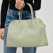 Load image into Gallery viewer, Rhonda Woven Tote with Crossbody Strap
