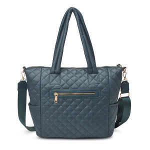 Jayna Quilted Nylon Tote