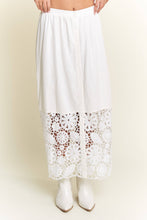 Load image into Gallery viewer, Lace Detail Button Down Long Skirt
