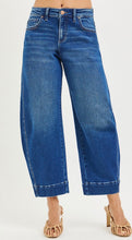 Load image into Gallery viewer, Risen Mid Rise Crop Barrel Jeans - Dark PGC21490
