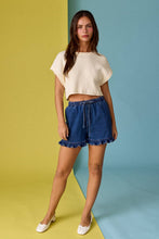 Load image into Gallery viewer, Olivia Cropped Rib Knit Top
