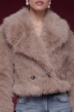 Load image into Gallery viewer, Faux Fur Cropped Coat
