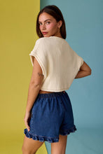 Load image into Gallery viewer, Olivia Cropped Rib Knit Top
