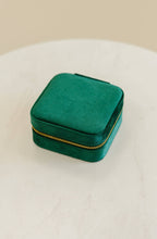 Load image into Gallery viewer, Velvet Travel Jewelry Box
