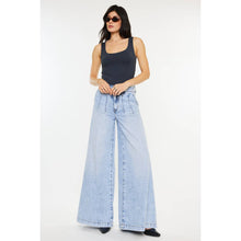 Load image into Gallery viewer, *Limited Edition* Super Wide Leg by Kan Can - Light Wash Jeans

