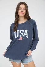 Load image into Gallery viewer, USA 250 Year American Celebration Long Sleeve Cotton Tee
