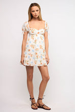 Load image into Gallery viewer, SWEETHEART NECK SHORT PUFF SLEEVE MINI DRESS
