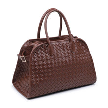 Load image into Gallery viewer, Rhonda Woven Tote with Crossbody Strap
