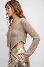 Load image into Gallery viewer, Sequins Knit Cardigan
