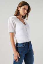 Load image into Gallery viewer, Leighton Short Sleeve Crochet Knit Cardigan
