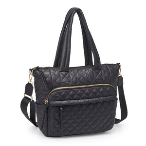 Jayna Quilted Nylon Tote