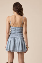 Load image into Gallery viewer, Smocked Waist Mini Dress from Sky to Moon
