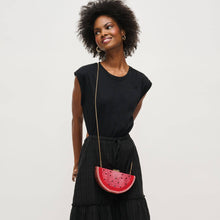 Load image into Gallery viewer, Tabitha Watermelon Crystal Evening Bag
