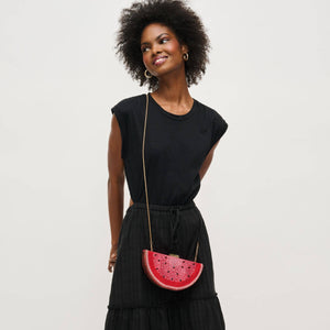 Tabitha Watermelon Crystal Evening Bag