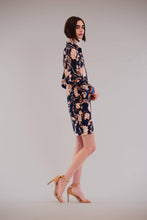 Load image into Gallery viewer, PRINTED ITY LONG SLV SHIRT SHORT DRESS
