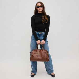Rhonda Woven Tote with Crossbody Strap