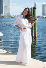 Load image into Gallery viewer, Lyon White Cotton Skirt

