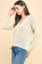 Load image into Gallery viewer, Lightweight V Neck Sweater
