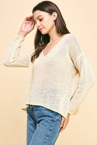 Lightweight V Neck Sweater