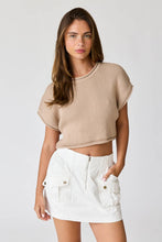 Load image into Gallery viewer, Olivia Cropped Rib Knit Top

