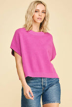 Load image into Gallery viewer, Short Sleeve Sweater by PINCH
