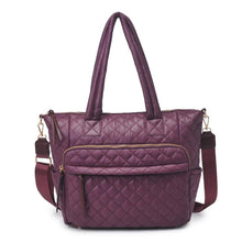 Load image into Gallery viewer, Jayna Quilted Nylon Tote
