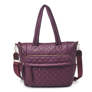 Jayna Quilted Nylon Tote
