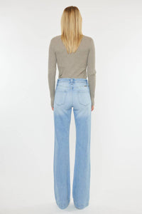 Kan Can High Rise Super Long Jeans - Light Wash