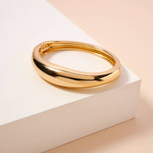 Load image into Gallery viewer, Wavy Gold Cuff Bracelet
