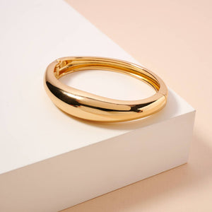 Wavy Gold Cuff Bracelet